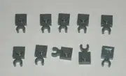 LEGO NEW 1x1 Dark Stone Grey Plate Vertical Clip (10x) 4587212 NEW Brick 60897