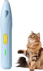 Pet Hair Trimmer for Cats | LED Lighting Puppy Grooming Shaver - Multifunctional USB Charging Shaver with LED Light, for Dogs Pets and Cats with Thick Heavy Hair