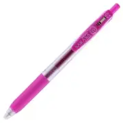 Zebra Sarasa Clip Gel Retractable Pen Fine 0.5mm Magenta Pink Office School Home
