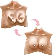 [Oppaionaho] Silicone Breast Forms DIY Inflatable Realistic Fake Boobs Crossdressing Male to Female for Cosplay Sissy DQ