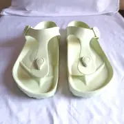 Birkenstock Essentials Gizeh Women's EVA Sandal Faded Lime Size 7 & 9 available
