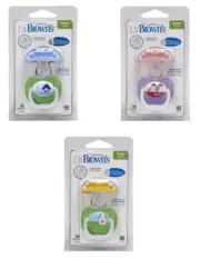 Dr Brown PreVent Pacifier Stage 1 0-6 months Dummie Girls Boys Dummy Soother
