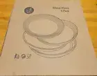Wheat Straw Dinner Ware Plates 8.9 inch - Microwave Dishwasher Safe & Reusable