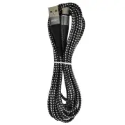 Type-C Mermaid Black & White Charging Cable - 3m