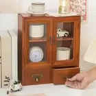 Storage Cabinet Desk Organizer Cupboard for Dormitories Countertop Bathroom