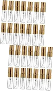PLAFOPE 2sets 3ml Mini Perfume Bottles Set Reusable Spray Perfume Bottles for Home Office Travel 20pcs*2