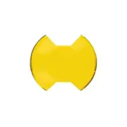 KC HiLiTES SlimLite 8" LED Light Pod Shield - SAE Driving - Selective Yellow