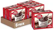 Betty Crocker Baking Mug Treats Triple Chocolate Cake Mix with Fudge Frosting, (Pack of 6)