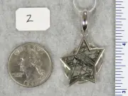 MUONIONALUSTA IRON METEORITE PENDANT $198 Sterling 925 Silver Jewelry STARBORN