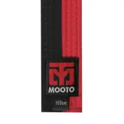 MOOTO POOM Belt 4cm Taekwondo TKD Martial Arts Black&Red