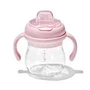 OXO Tot Transitions Soft Spout Sippy Cup With Removable Handles - Blossom