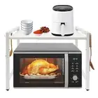 2-Tier Kitchen Baker Rack Shelf Microwave Oven Stand Storage Adjustable Height