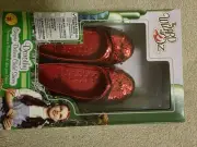 Licensed Wizard Of OZ Child's Dorothy Red Sequin Shoes