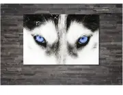 Blue Eyes Wolf Canvas Set, Wolves Wall Art, Wolf Wall Print, Wolves Home Decor,
