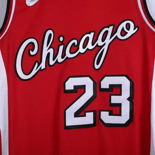 芝加哥公牛隊Bulls 邁克爾喬丹球衣 NBA 籃球紅色刺绣球衣