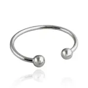 Baby or Toddler Bangle Cuff Bracelet - 925 Sterling Silver - Baptism Gift