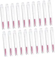 IWOWHERO Professional Makeup Kit 20pcs Lash Brush Tubes Mascara Bottles Eyelash Wands Spoolies for Daily Use