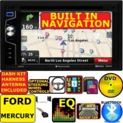 FORD MERCURY GPS NAVIGATION SYSTEM Bluetooth CD DVD USB AUX BT CAR Radio Stereo (for: Ford)