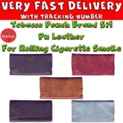 Tobacco Pouch Pu Leather For Rolling Cigarette Smoke Brand Sif 5 Designs