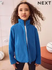 Blue Zip-Up Fleece Jacket With Pockets (3-16yrs) (AM6889) | $21 - $32