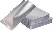100PCS Mylar Food Vacuum Bags Pouch Foil Aluminum Storage Bags Heat Seal Food - Aluminum Foil Pouches for Long-Term Food Storage, Heat Sealable for Freshness.