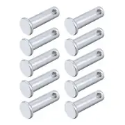 Clevis Pins (8mmx25mm) 20Pcs, Single Hole Flat Head Carbon Steel Fastener Pin