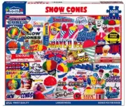White Mountain 1000 Piece Jigsaw Puzzle - Snow Cones (ETA 21st May)