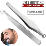 Round Nose Hair Clip Nasal Clippers Tweezers Eyebrow Scissors Men Beard Trimmer