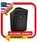 Maison Black, Medium, Aluminum, Locking, Wall Mount Mailbox