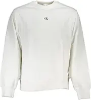 [Calvin Klein Jeans] Calvin Klein White Cotton Sweater - 2XL