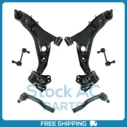 Control Arm Sway Bar Link Tie Rod Kit for 07-14 Ford Edge Front End - 6pcs (for: Ford)