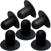 6 PCS Pool Strainer Wall Plugs for Above Ground Swimming Pools Stopper Replacement Compatible for Intex & Bestway (Black)