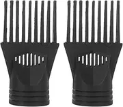 Ipetboom Pack of 2 Hair Dryer Comb Universal Hair Diffuser Attachment Comb Attachment for Hair Dryer Diffuser Hair Dryer Attachment Hair Dryer Comb Attachment for Black Hair Comb Hair Dryer