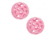 2PK Annabel Trends Silicone Ball Teether Baby Infant Teething Toy 8cm Pink 3m+