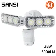 38W LED Security Light 300 Equiva Motion Sensor Outdoor Safety Floodlight White