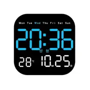 Digital Clock with Date Digital LED Calendar with Remote Control Battery4814