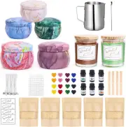 Candle Making Kit Adults Candle Making Supplies Beewax Fragrance Oil Beeswax Dye