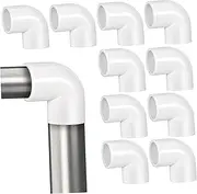 10 Pcs PVC Elbow Fittings Hose Connectors for Water Pipe Plumbing Accessories Durable Leak Resistant Design for Efficient Installation and Flexible Layout