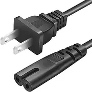 Universal US 2-Prong AC Power Cord - 18AWG 300V 1M | UL Certified Replacement Cable for Electronics, TVs, Laptops & More