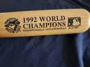 1992 RAWLINGS ADIRONDACK WORLD SERIES BAT BRAVES BLUE JAYS 87 OF 1992
