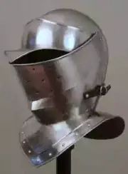 VIKING HISTORICAL WARRIOR BATTLE HELMET WITH FACE WISER AND NECK PROTECTION.