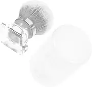 TOGEVAL Nail Dust Brush Portable Fingernail Cleaning Brush with Soft Bristles for Manicure Makeup Ergonomic Handle for Removing Dirt and Grime Compact Design for Go Use