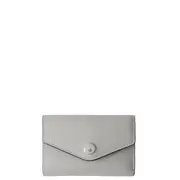 [Mulberry] Folded Multi-Card Wallet Pale Grey Micro Classic Grain