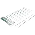 20X Artificial Green Grass U Pins Galvanised Metal Pegs Membrane Fabric Staple