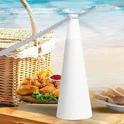 Lambu Fly Free, Entertaining Chemical Trap Repellent Fly Fan Indoor Outdoor Home, Keep Flies Away from Your Food, Camping BBQ Food Mosquito Fruit Fly Portable Repeller Fans Safe Insect Killer(White)