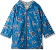 [Hatley] Broken Dino Stamp Rain Jacket for Kids 11-12 Years, Size 12, Blue, 11 Years