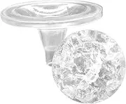 TOPPERFUN 1Set Crystal Ball Decor Sphere for Indoor Fountains Stylish Tabletop Adornments for Home Office and Fish Tanks and Crystal Material