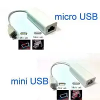 在飛比找PChome商店街優惠-USB轉RJ-45 Android平板電腦專用 Mini /