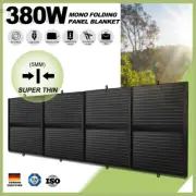 MOBI 380W Folding Solar Panel Blanket 12V Mono Completed Kit With Dual USB