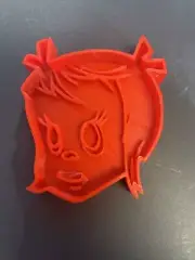 Cindy Lou Who cookie cutter and embosser, fondant stamp, 3D Printed